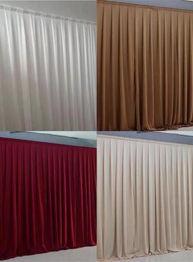 婚庆布幔舞台背景打底布幔背景纱幔婚庆道具婚庆吊顶布幔幕布帷幔