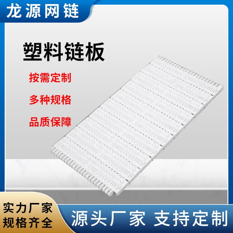 塑料链板水果清洗挡板式塑料链板耐酸碱洗碗机输送网带传送设备