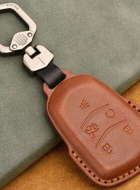 适用于凯迪拉克钥匙套XT5CT5XT4XTSATSLCT6CT4汽车真皮包壳