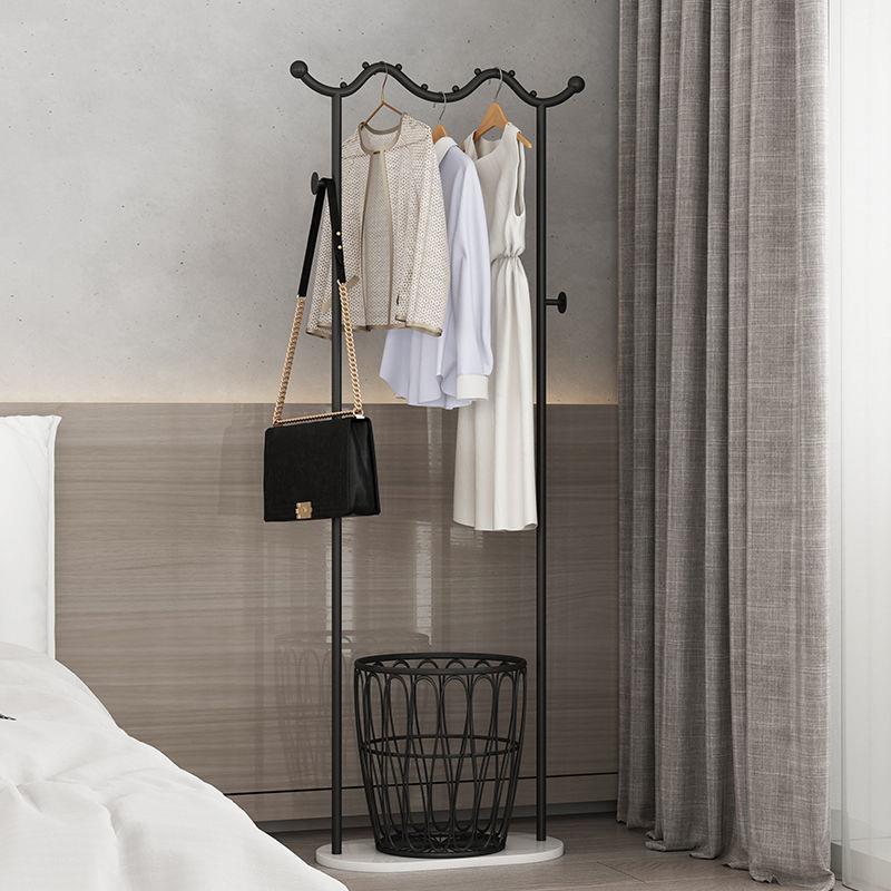 简约大理石衣帽架落地卧室挂衣架室内立式衣服架子现代家用晾衣架