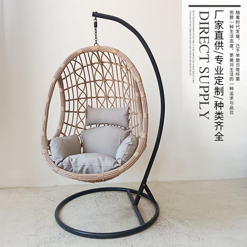 贸易现货吊椅藤椅休闲吊椅懒人吊床阳台秋千椅藤椅鸟巢吊篮厂销