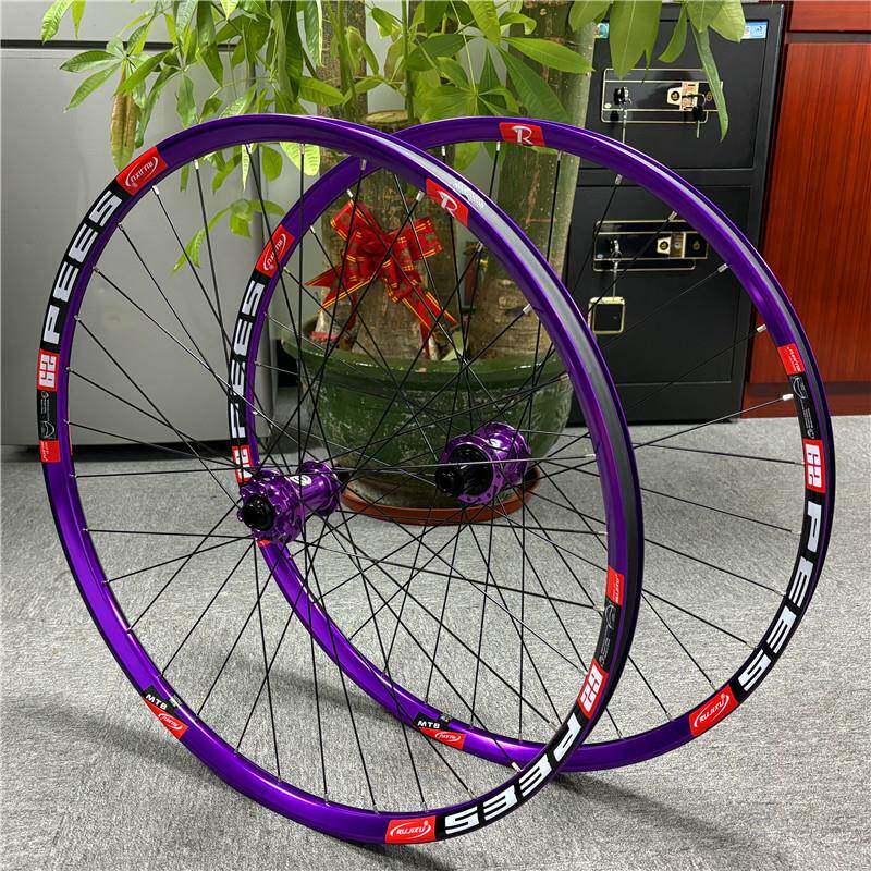 690响锐杰逊RUJIXU山地车轮组铝合金桶轴快拆土坡车单速HGXDMS