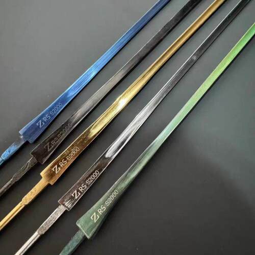 章牌剑条不锈击剑电动佩剑剑条银彩金蓝色认证器材