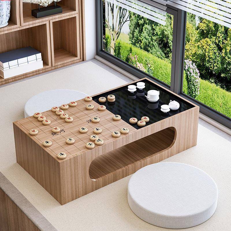 Q3H榻榻米棋桌象棋围棋两用双面棋盘桌日式地台桌炕上桌单桌