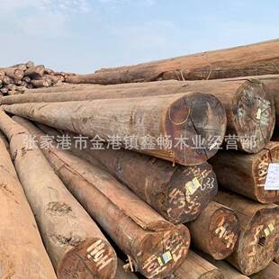 重垒木HOU原木木材加工山樟木柳桉木工程防腐木轻垒坡垒木棒