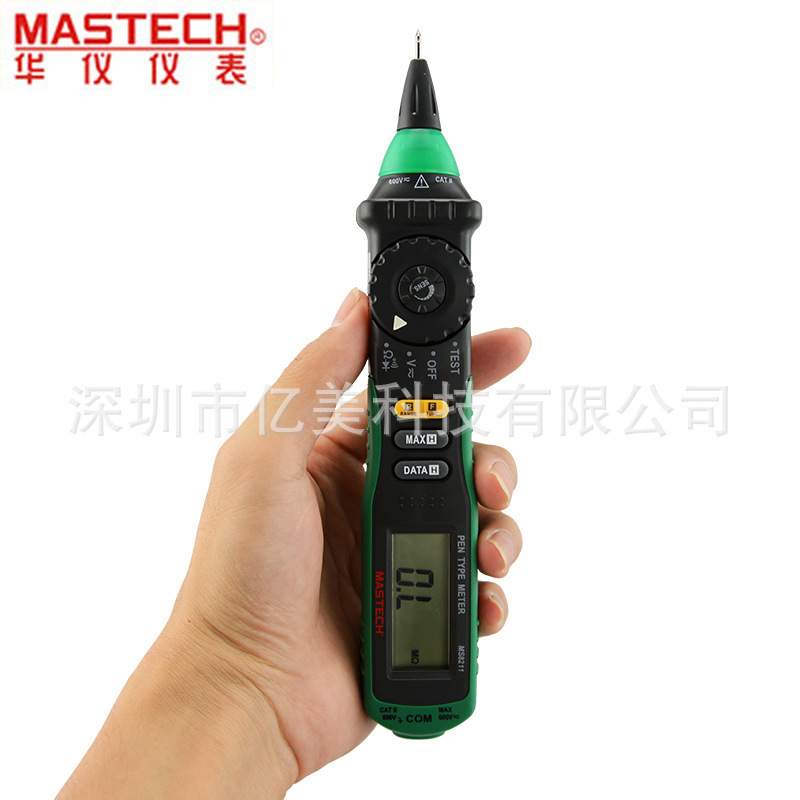 华仪数字万用表MS8211D自动量程表MS8212A非接触测量电