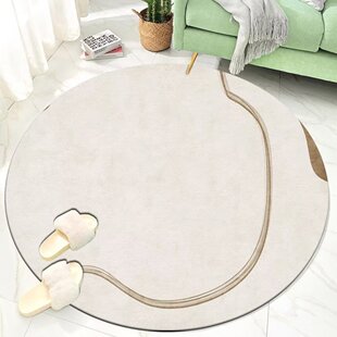 圆形地毯电脑椅地垫客厅卧室转椅保护垫子书房家用椅子电竞椅脚垫