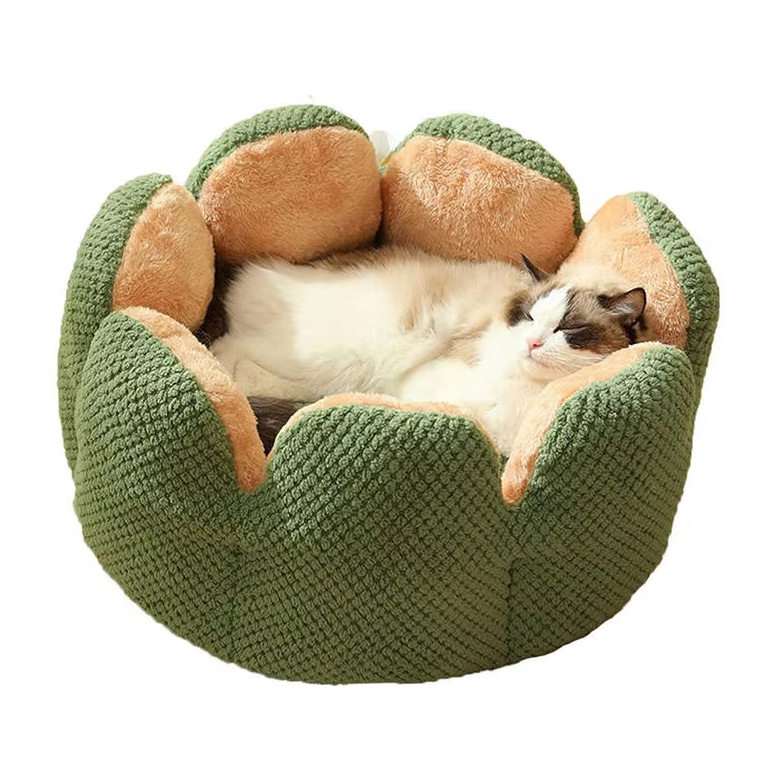 定作制猫窝冬季保暖半封闭被子窝猫咪睡觉冬天幼猫睡垫毛绒狗狗窝