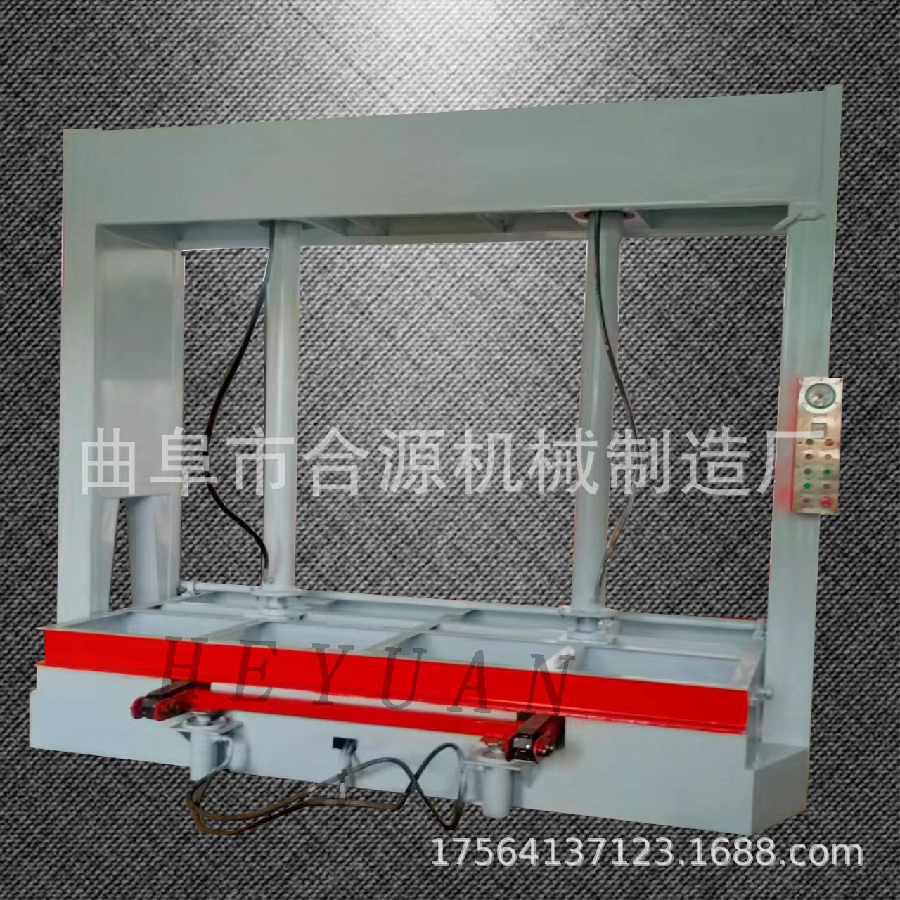 100吨6米防火板涂胶冷压机