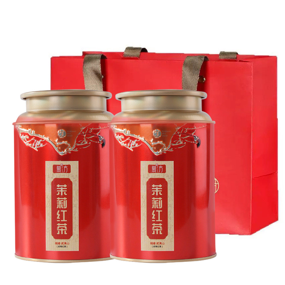 茉莉兰妃茶茉莉花茶飘雪绿茶浓香型新茶送客户长辈年货茶叶礼盒