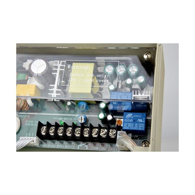 12v5a60W电源供应盒带后备电池功能门禁电源用于门禁系统电源箱子