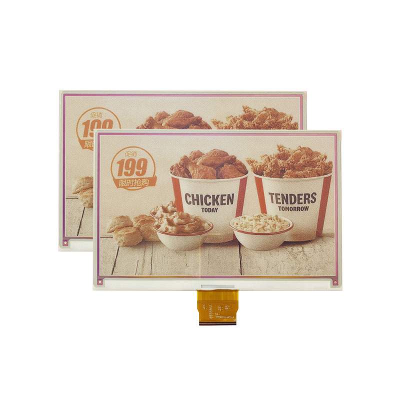 7.3寸彩色电子墨水屏七彩色800x480分辨率显示屏桌牌指示牌低功耗