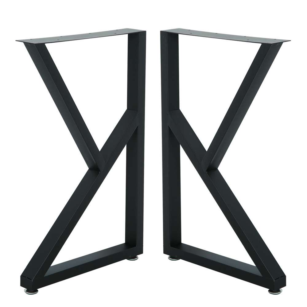 现代铁艺桌脚支架 简约家具五金配件 实木餐桌架办公桌腿桌子