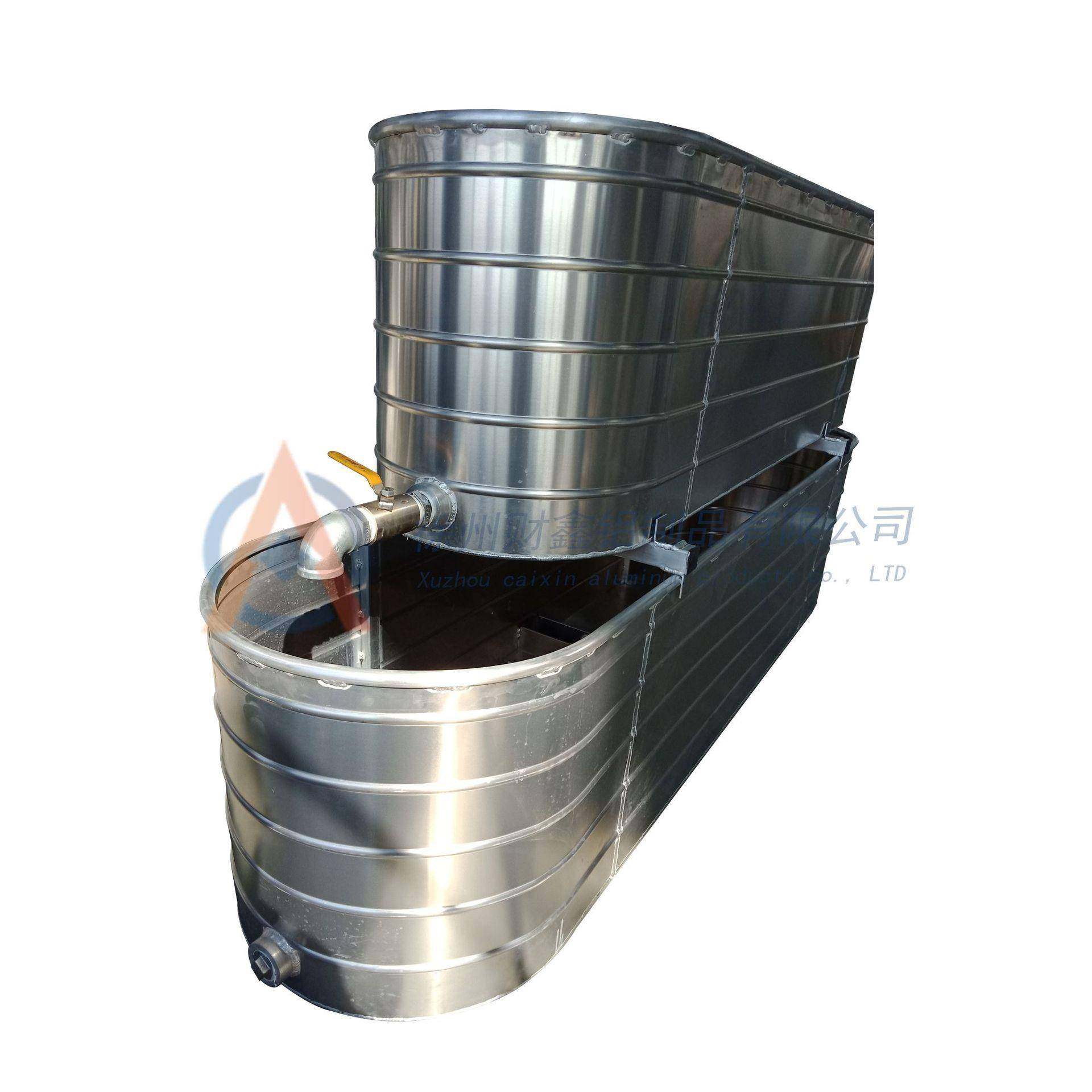 铝合金蓄水池可来图设计户外可移动金属蓄水池铝材