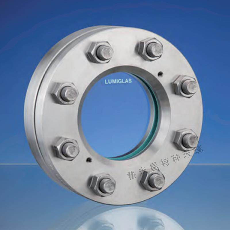 压力容器玻璃视镜DIN28120对夹法兰直通管道视窗DIN28121可视化