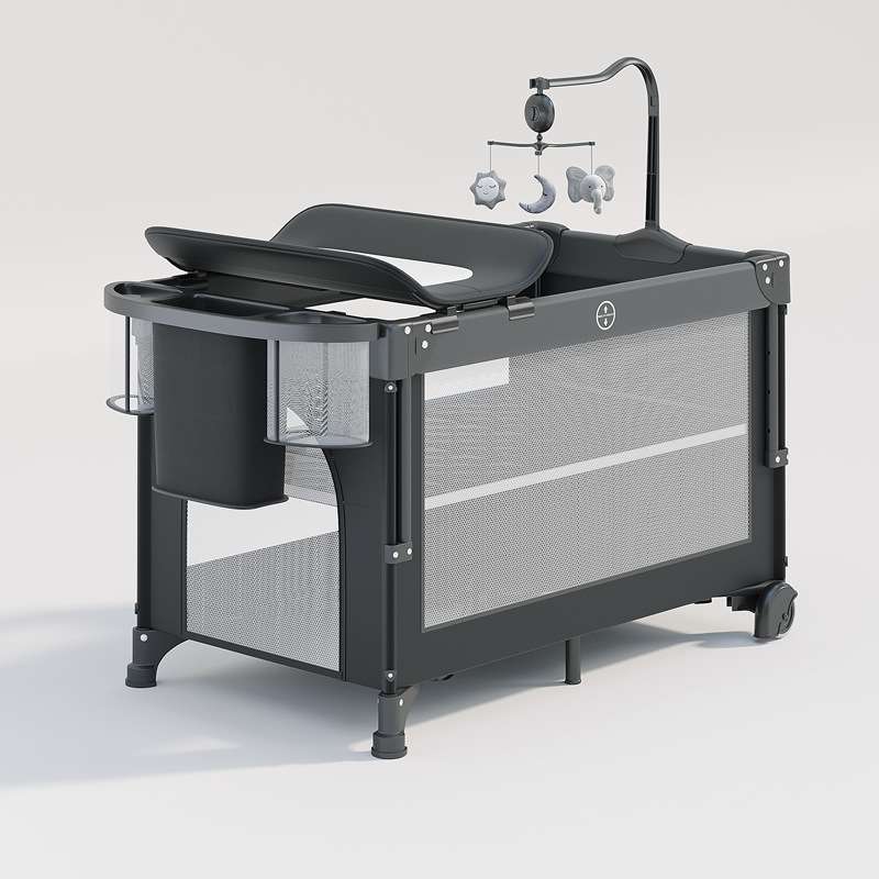 婴儿床多功能儿童床bb床便携式游戏床可折叠新生儿床欧式拼接大床