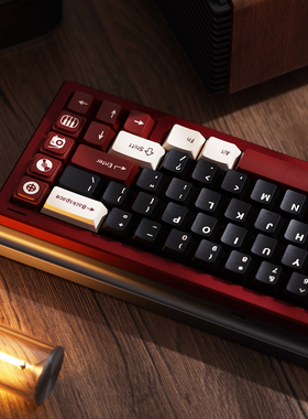 态珀罗马机械键盘键帽复古PBT二色客制化大全套原厂高度适美加狮