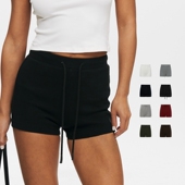 Oneup超短裤 健身运动弹力小个子休闲白色紧身 美式 女2025夏季 新款