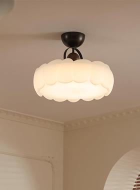 中古奶油风卧室吸顶灯美式复古创意主卧书房餐厅灯全光谱护眼灯具