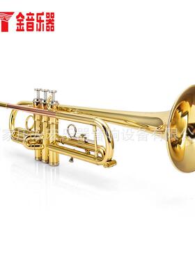 金音小号乐器降B调JYTR-2000G漆金小号金音2000型乐队小号