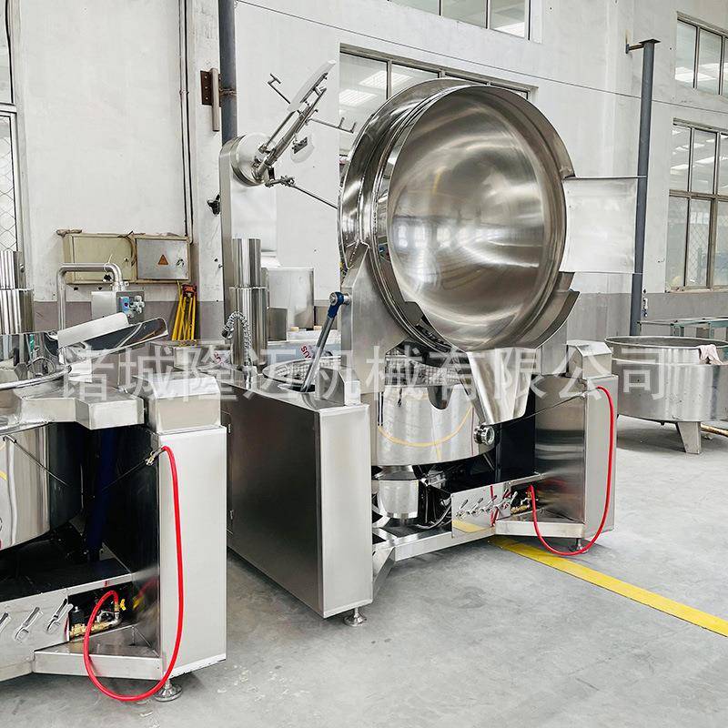 隆迈全自动行星搅拌炒菜机商用快餐炒菜机预制菜自动炒菜机器人