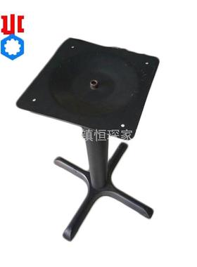 生产供应铸铁吧台脚餐桌脚黑色桌脚五金配件