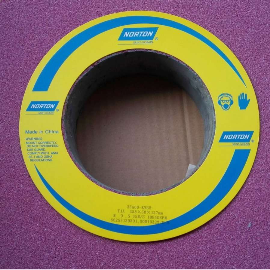 诺顿砂轮铬刚玉红色诺顿砂轮25A46K 400*50*203 405*50*203