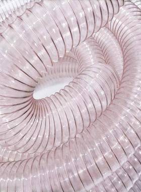 供应工业真空吸尘器管耐磨多用途塑料管钢丝透明骨架