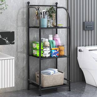 F^h卫生间浴室多层置物架落地式厕所洗手间防水收纳柜靠墙小型三