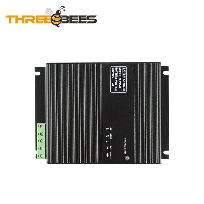 发电机组浮充器4A12V24V市电浮充CH2804-4A铅酸蓄电池充电器