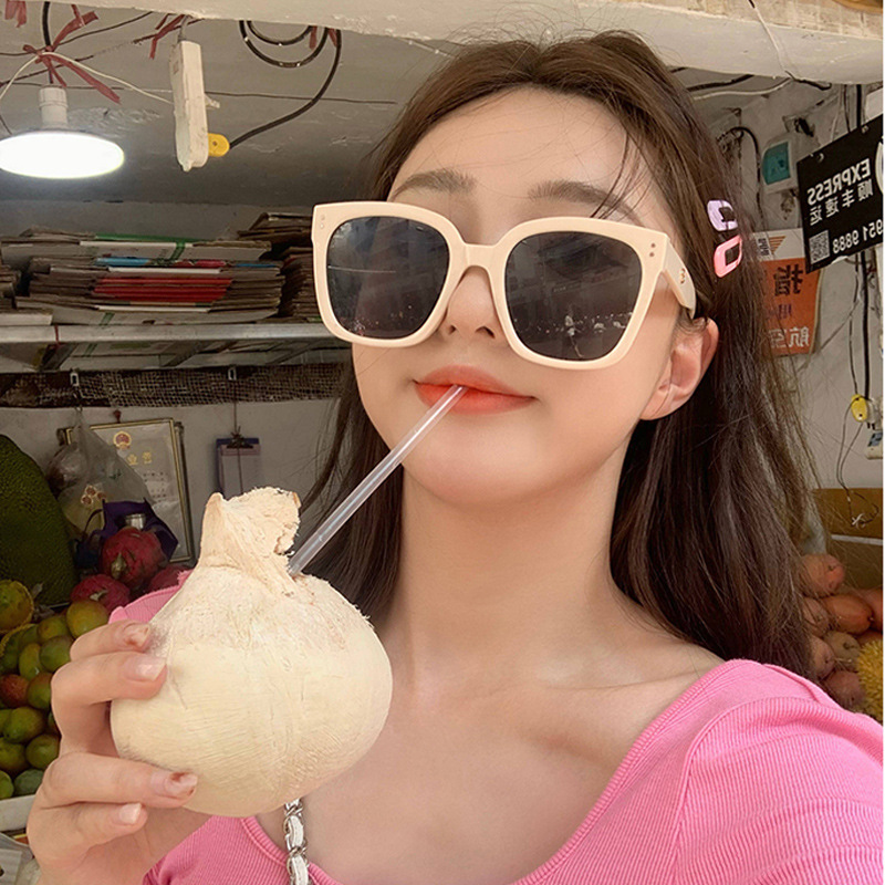 2024新款gm墨镜女士大框显瘦夏防晒太阳镜男女潮可配近视眼镜