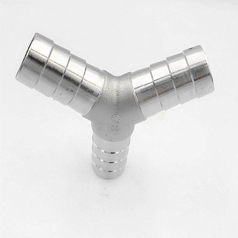 304不锈钢y型宝塔软管三通皮管三通接头人字三通水管接头20 25