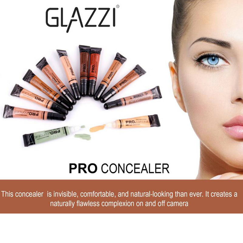 9 colors concealer 9色遮瑕膏软管遮瑕乳粉底修容膏美妆博主同款