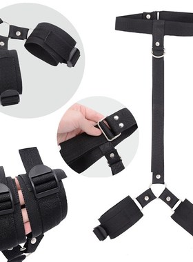 【笼中鸟】尼龙绑带捆绑反手绑带手颈黑色束腹带结实舒适不勒肉