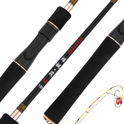软尾筏竿套装水滴轮远投钛合金稍软尾碳素阀杆桥钓筏钓竿全套