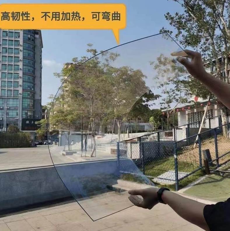 新款厂促阳台透明挡雨板阳光板透明雨棚平面pc耐力板温室大棚车品