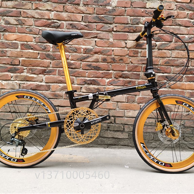 新款风行GUST  20寸碟刹9速10速406   451折叠自行车