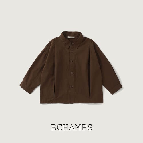 Bchamps儿童长袖韩版衬衫