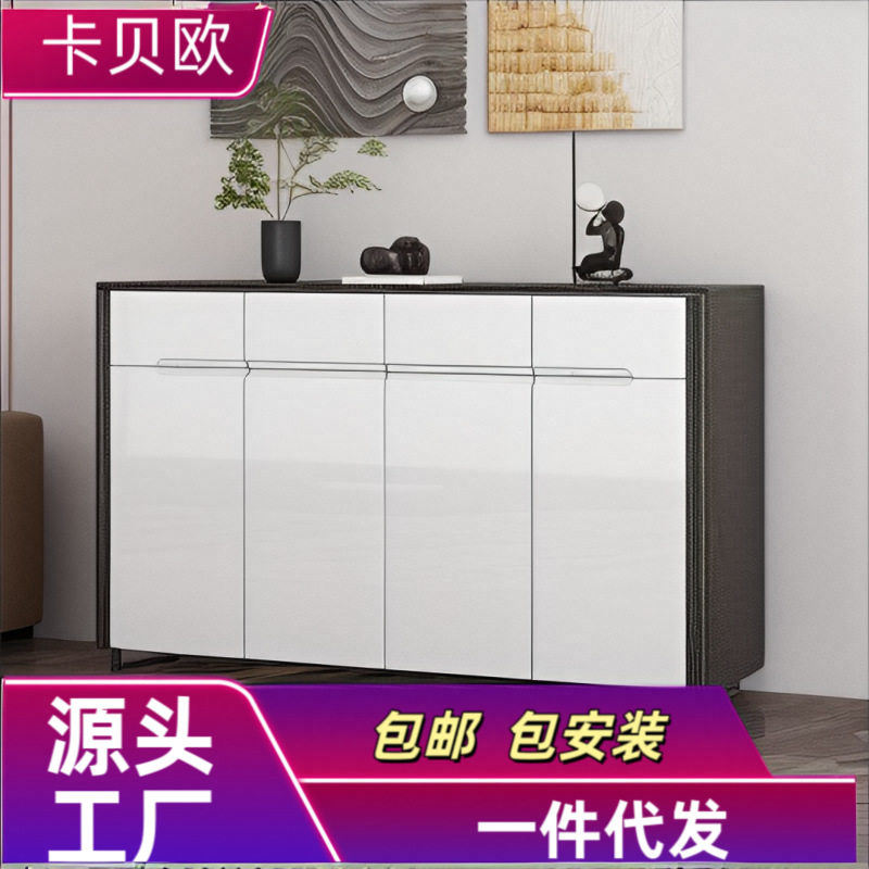 实木进门鞋柜家用门口入户门厅柜客厅大容量隔断柜玄关柜收纳订置