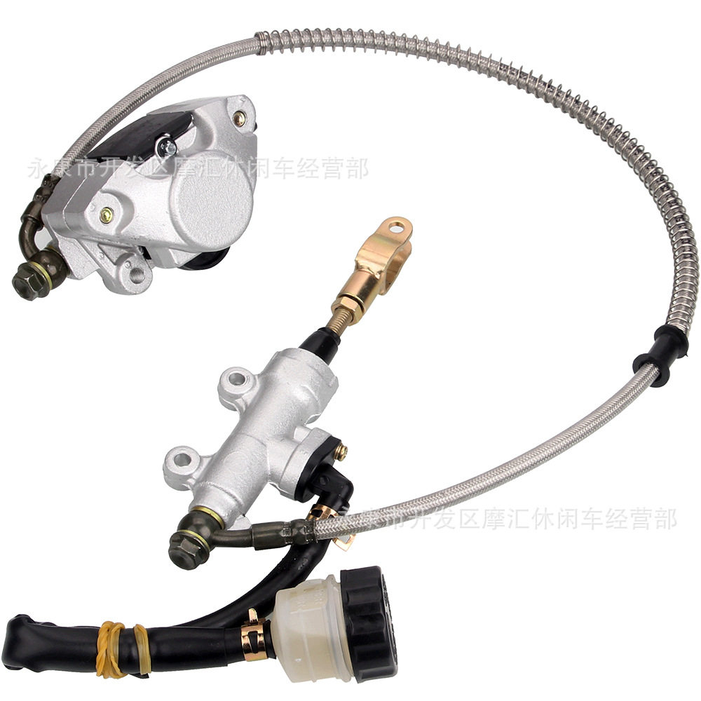 ATV沙滩车配件四轮150cc200cc250cc后刹车总成脚刹上下泵卡钳