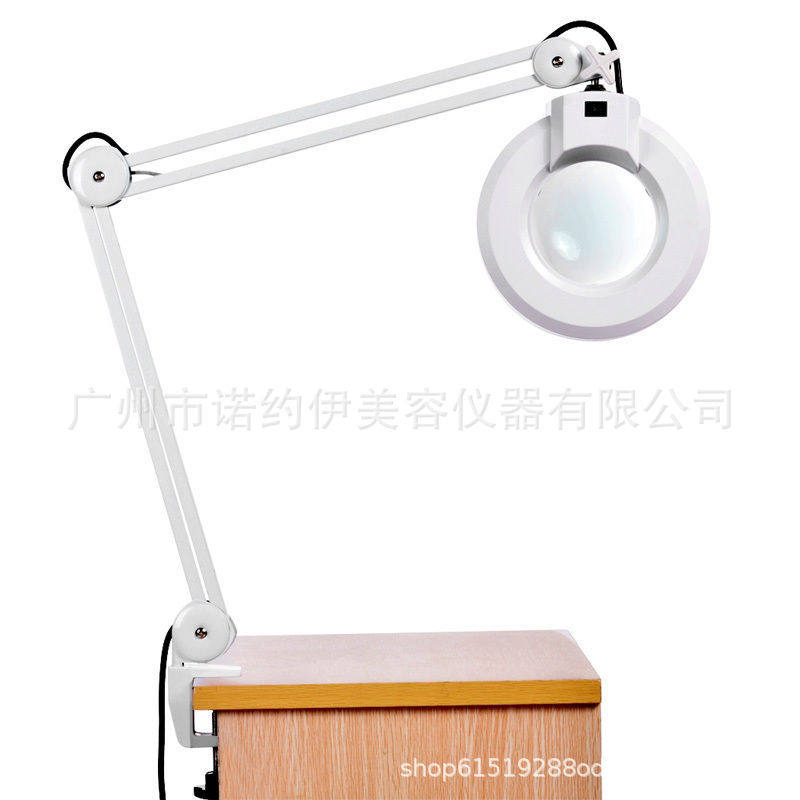 工厂直供冷光放大镜灯桌面灯LED折叠灯放大灯照明灯直播灯