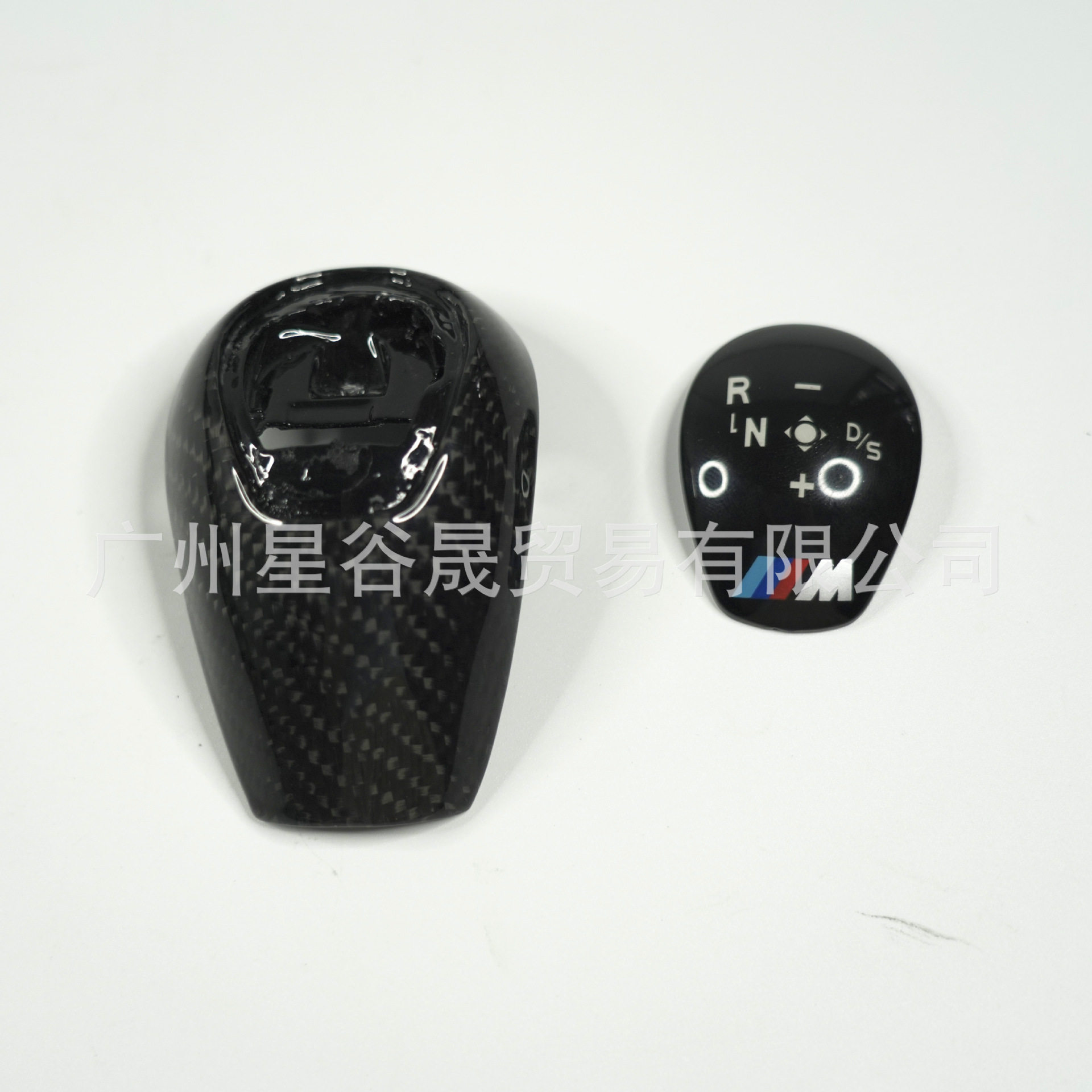 适用于宝马E92E93E90M3碳纤维挡把头挡把盖替换式