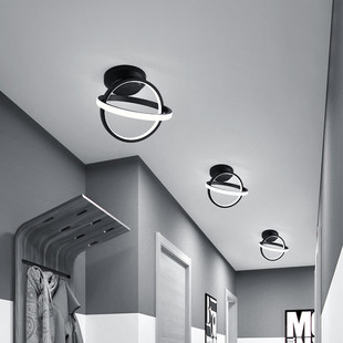 网红新款阳台过道灯LED衣帽间吊灯走廊玄关入户创意爆款门厅灯