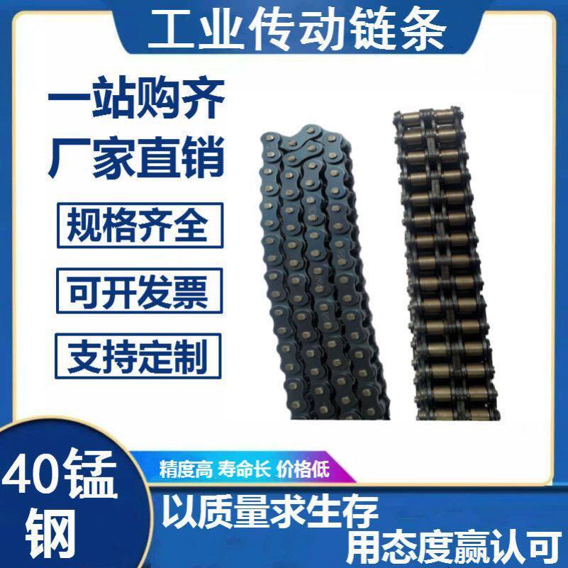 工业链条滚子传动链条链轮4分08B/5分10A/6分12A/1寸16A/单排双排