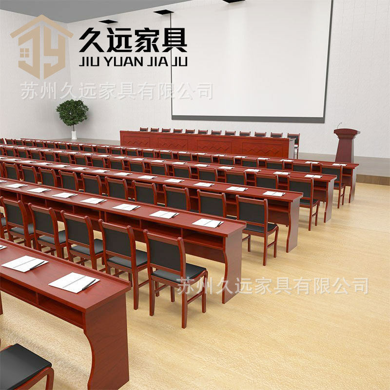 培训桌椅组合移动办公桌长条桌教育机构拼接培训桌课桌折叠会议桌