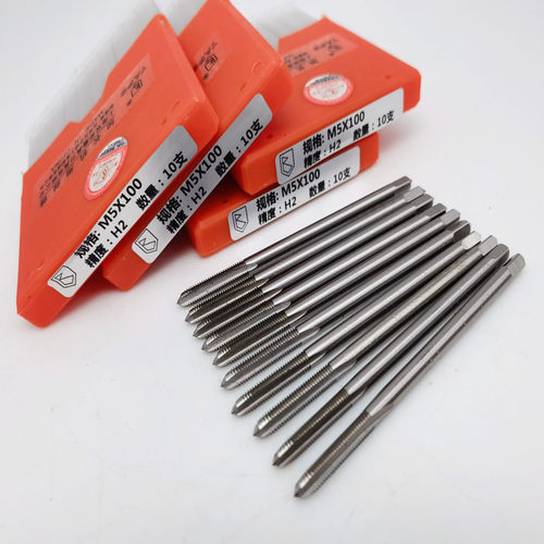 上海双斧牌 加长丝锥 高速钢丝攻 加长特长 粗细牙齐全M2-M48*300