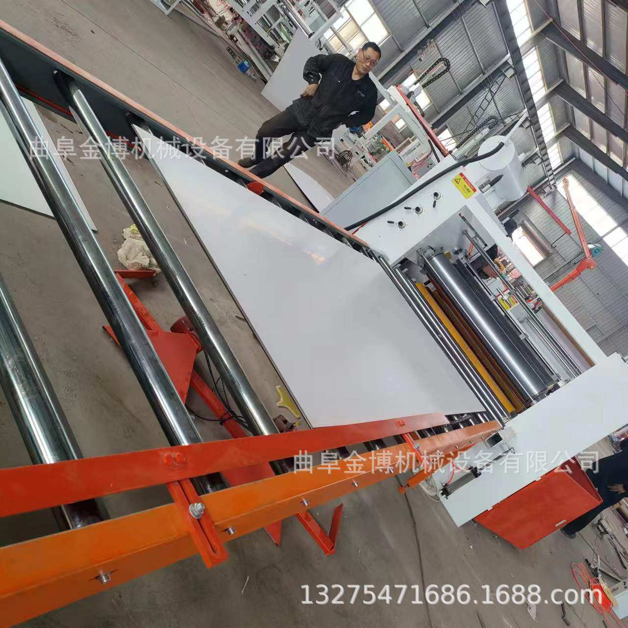 生产定做玻镁板复合彩钢板贴面机木工机械木饰面装饰板PVC贴膜机