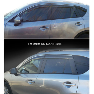 专用2013-2016马自达CX-5晴雨挡Mazda CX-5 Window Visors防雨眉