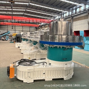 时产2吨生物质颗粒机生产线 锯末秸秆燃料成型设备 立式环模挤压