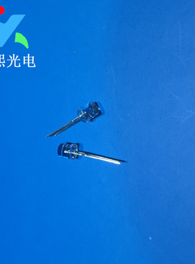 5MM短脚白发白色LED灯珠发光二极管 f5平头白灯 白光